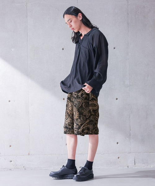 MDR(エムディアール)の「ゴブランペイズリーショーツ(その他パンツ・メンズ・ブラック・M/L/XL)」の21枚目の写真