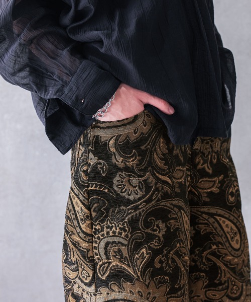 MDR(エムディアール)の「ゴブランペイズリーショーツ(その他パンツ・メンズ・ブラック・M/L/XL)」の18枚目の写真
