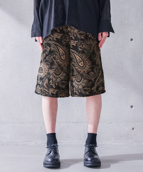 MDR(エムディアール)の「ゴブランペイズリーショーツ(その他パンツ・メンズ・ブラック・M/L/XL)」の12枚目の写真