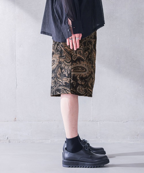 MDR(エムディアール)の「ゴブランペイズリーショーツ(その他パンツ・メンズ・ブラック・M/L/XL)」の13枚目の写真