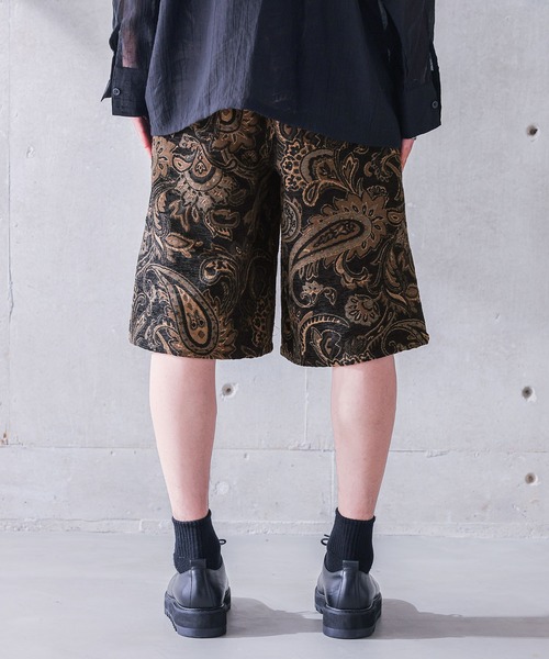 MDR(エムディアール)の「ゴブランペイズリーショーツ(その他パンツ・メンズ・ブラック・M/L/XL)」の14枚目の写真