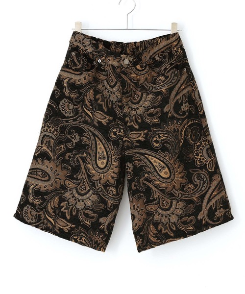 MDR(エムディアール)の「ゴブランペイズリーショーツ(その他パンツ・メンズ・ブラック・M/L/XL)」の2枚目の写真