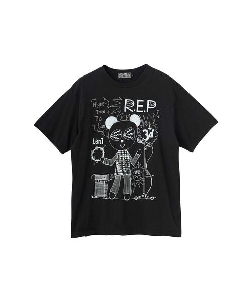 HYSTERIC GLAMOUR(ヒステリックグラマー)の「R.E.P. HIGHER THAN THE SUN Tシャツ(Tシャツ/カットソー・メンズ・ホワイト/ブラック/グリーン・SMALL/LARGE/X-LARGE/MEDIUM)」の2枚目の写真
