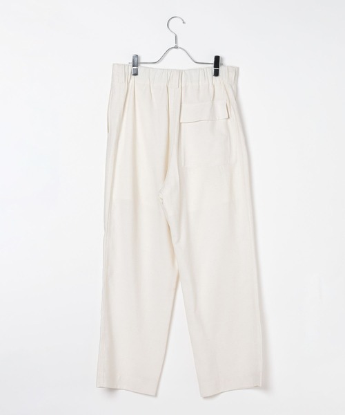 BAYFLOW（ベイフロー）の「【接触冷感】ICE CURRENT タックパンツ[セットアップ可]（その他パンツ・メンズ・オフホワイト/クリアグリーン・MEDIUM/LARGE）」の12枚目の写真