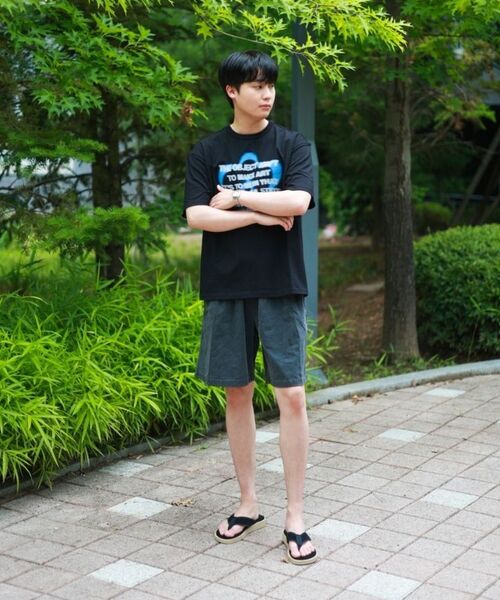 ANALOG MOOD(アナログムード)の「ウォッシュドバンディングショートパンツ(チャコール)(その他パンツ・メンズ・その他・FREE)」の9枚目の写真