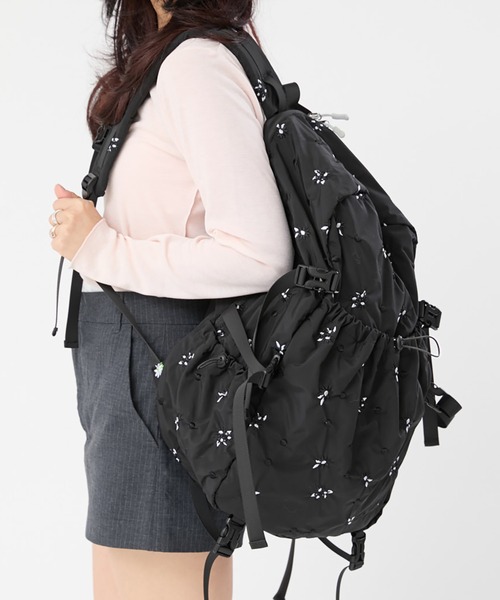 Casselini(キャセリーニ)の「Casselini(キャセリーニ)Embro backpack(バックパック/リュック・レディース・ホワイト/ブラック系その他/ブラック・FREE)」の21枚目の写真