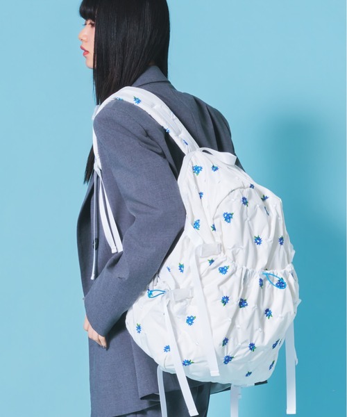 Casselini(キャセリーニ)の「Casselini(キャセリーニ)Embro backpack(バックパック/リュック・レディース・ホワイト/ブラック系その他/ブラック・FREE)」の15枚目の写真