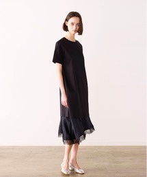 eyelash lace hem cut-one-piece