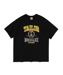 テイラー ヴィンテージ クレスト 半袖Tシャツ (ブラック)