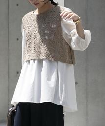 ITEMS URBANRESEARCH | レースドッキングブラウス(シャツ/ブラウス)