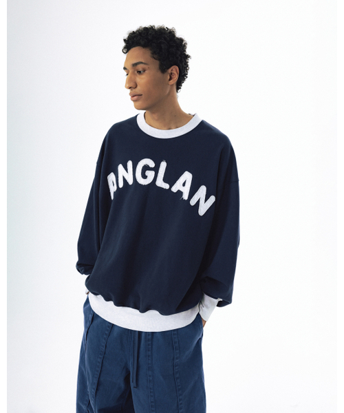 ANGLAN(アングラン)の「Applique Sweat Shirt - Navy(スウェット・メンズ・その他・2/1)」の6枚目の写真