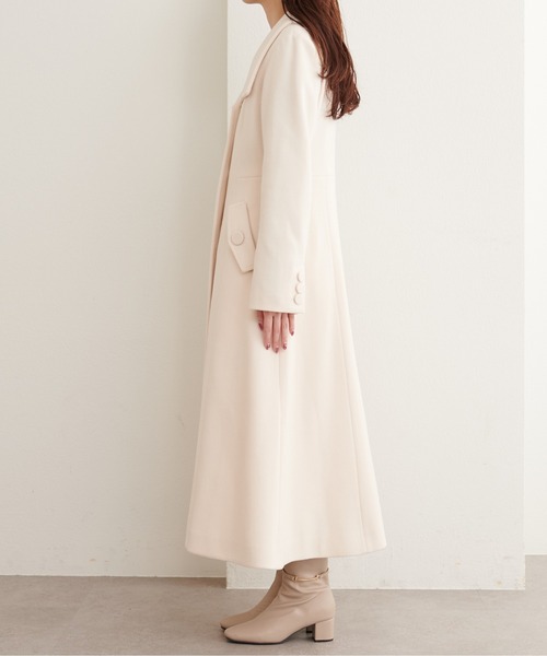 natural couture(ナチュラルクチュール)の「フィットフレア美シルコート(その他アウター・レディース・オフホワイト/モカ/グレイッシュベージュ/ブラック/チャコールグレー・MEDIUM/LARGE)」の12枚目の写真