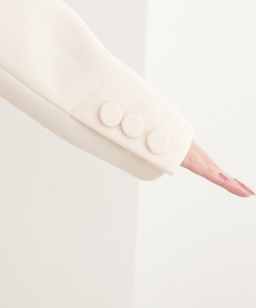 natural couture(ナチュラルクチュール)の「フィットフレア美シルコート(その他アウター・レディース・オフホワイト/モカ/グレイッシュベージュ/ブラック/チャコールグレー・MEDIUM/LARGE)」の18枚目の写真