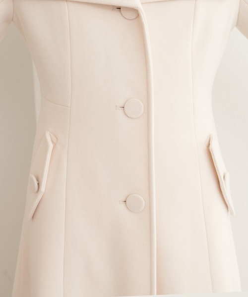 natural couture(ナチュラルクチュール)の「フィットフレア美シルコート(その他アウター・レディース・オフホワイト/モカ/グレイッシュベージュ/ブラック/チャコールグレー・MEDIUM/LARGE)」の15枚目の写真