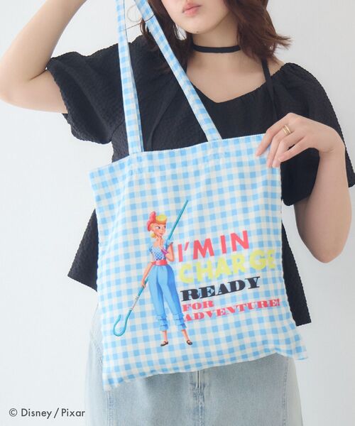 RETRO GIRL(レトロガール)の「【トイストーリー】プリントトート(トートバッグ・レディース・その他1/その他2/グリーン/ブルー・ONE SIZE)」の3枚目の写真