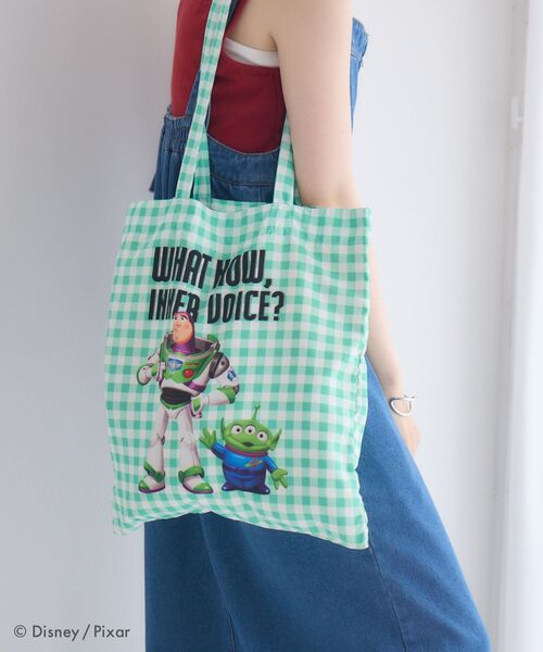 RETRO GIRL(レトロガール)の「【トイストーリー】プリントトート(トートバッグ・レディース・その他1/その他2/グリーン/ブルー・ONE SIZE)」の2枚目の写真