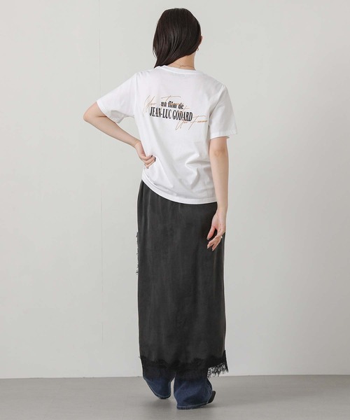 Gready Brilliant(グレディブリリアン)の「サテンレース2WAYスカート(スカート・レディース・キャメル/ブラック・38)」の5枚目の写真