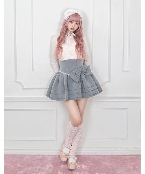 Fiorforte(フィオルフォルテ)の「sheer ribbon tops(その他トップス・レディース・ベビーピンク/マルチ・FREE)」の19枚目の写真