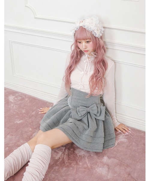 Fiorforte(フィオルフォルテ)の「sheer ribbon tops(その他トップス・レディース・ベビーピンク/マルチ・FREE)」の18枚目の写真