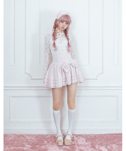 Fiorforte(フィオルフォルテ)の「sheer ribbon tops(その他トップス・レディース・ベビーピンク/マルチ・FREE)」の21枚目の写真