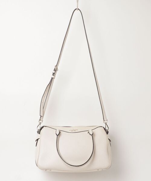 値下げ可kate spade new york白ショルダーバッグ ブランド古着】2WAYバッグ（ショルダーバッグ）｜kate spade new york
