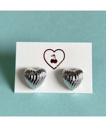 【Seolrem】メタルハートチョコピアス(MA)