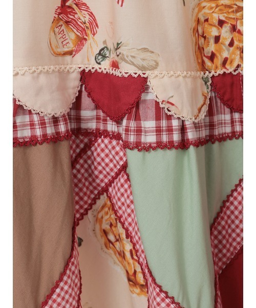 PINK HOUSE(ピンクハウス)の「オータム・キッチンプリントパッチワークスカート(スカート・レディース・ネイビー/クリーム/ブラウン/ピンク・フリー)」の13枚目の写真