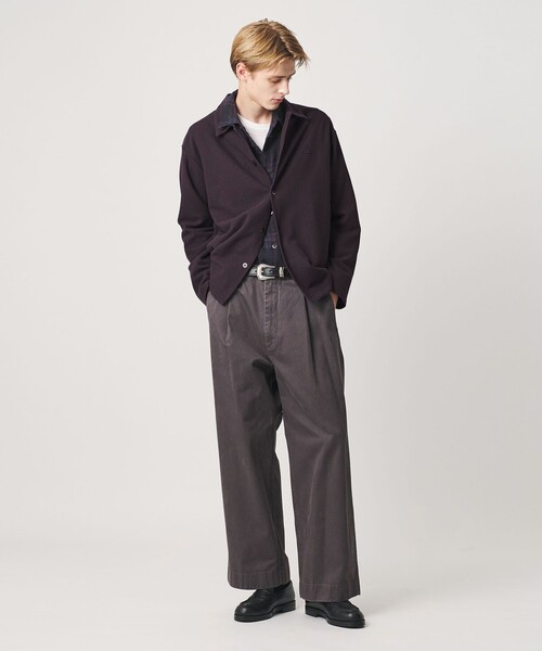 LACOSTE（ラコステ）の「＜LACOSTE for BEAUTY&YOUTH＞ ワントーン シャツ ジャケット（カーディガン/ボレロ・メンズ・ブラウン系/グレー系/ブラック・S/L/XL/M）」の4枚目の写真