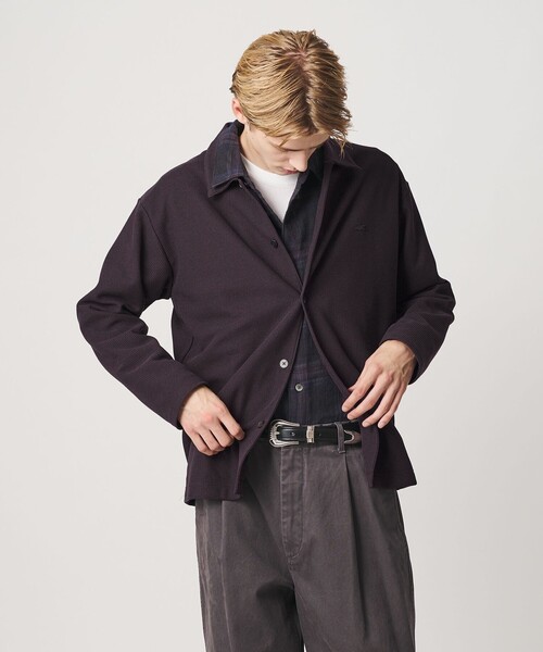 LACOSTE（ラコステ）の「＜LACOSTE for BEAUTY&YOUTH＞ ワントーン シャツ ジャケット（カーディガン/ボレロ・メンズ・ブラウン系/グレー系/ブラック・S/L/XL/M）」の7枚目の写真