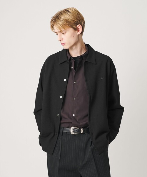 LACOSTE（ラコステ）の「＜LACOSTE for BEAUTY&YOUTH＞ ワントーン シャツ ジャケット（カーディガン/ボレロ・メンズ・ブラウン系/グレー系/ブラック・S/L/XL/M）」の10枚目の写真