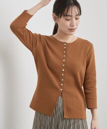 多ボタンデザインニット【洗濯機OK】