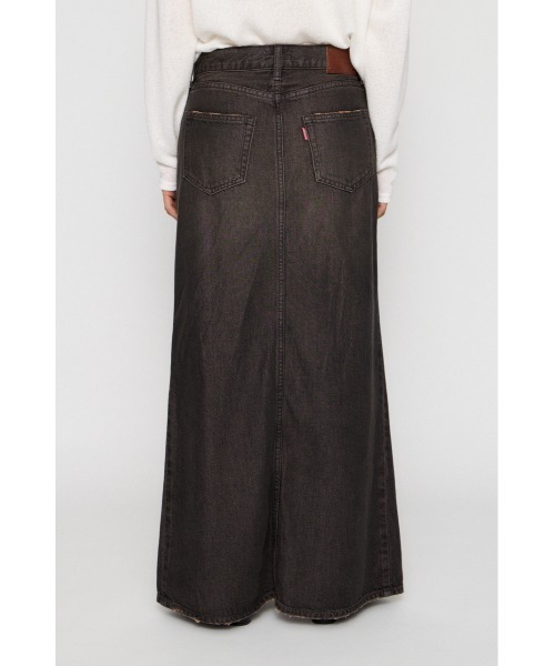 LAGUA GEM(ラグアジェム)の「HIGH SLIT MAXI スカート(デニムスカート・レディース・ライトブルー/ブラック・MEDIUM/SMALL/X-SMALL)」の7枚目の写真