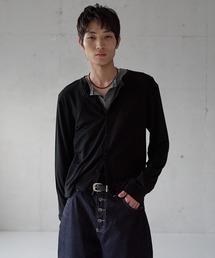 compact crewneck cardigan / コンパクトクルーネックカーディガン