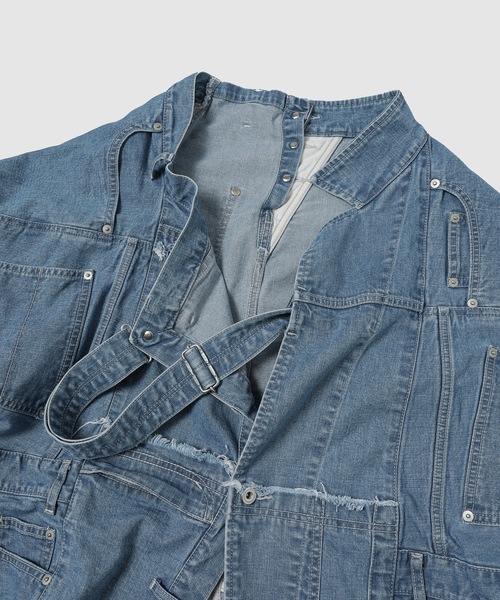 WhoWhat(フーワット)の「PUZZLE DENIM JACKET(デニムジャケット・メンズ・インディゴブルー・M/S)」の3枚目の写真