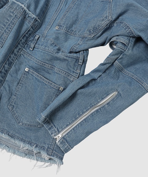 WhoWhat(フーワット)の「PUZZLE DENIM JACKET(デニムジャケット・メンズ・インディゴブルー・M/S)」の5枚目の写真