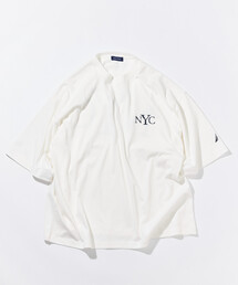 NAUTICA/ノーティカ リラックスフィット NYCロゴ クルーネックTシャツ