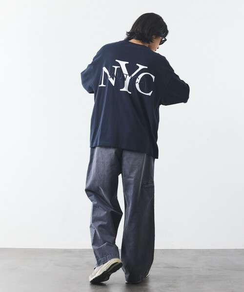 NAUTICA(ノーティカ)の「NAUTICA/ノーティカ リラックスフィット NYCロゴ クルーネックTシャツ(Tシャツ/カットソー・メンズ・ブラック/オレンジ/グリーン/ネイビー/ブルー/ホワイト・LARGE/X-LARGE/XX-LARGE/MEDIUM)」の19枚目の写真
