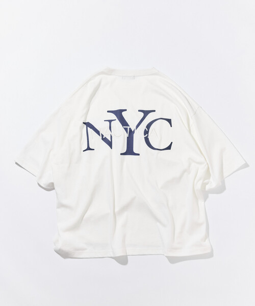 NAUTICA(ノーティカ)の「NAUTICA/ノーティカ リラックスフィット NYCロゴ クルーネックTシャツ(Tシャツ/カットソー・メンズ・ブラック/オレンジ/グリーン/ネイビー/ブルー/ホワイト・LARGE/X-LARGE/XX-LARGE/MEDIUM)」の16枚目の写真