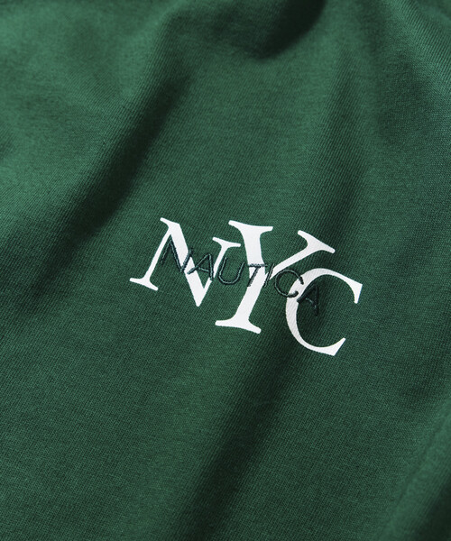 NAUTICA(ノーティカ)の「NAUTICA/ノーティカ リラックスフィット NYCロゴ クルーネックTシャツ(Tシャツ/カットソー・メンズ・ブラック/オレンジ/グリーン/ネイビー/ブルー/ホワイト・LARGE/X-LARGE/XX-LARGE/MEDIUM)」の11枚目の写真