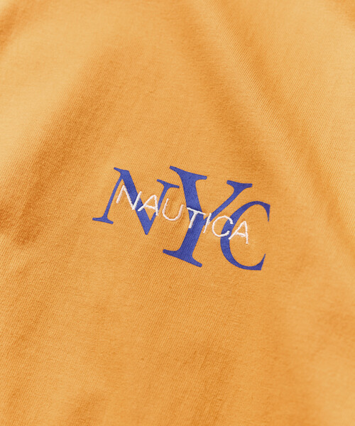 NAUTICA(ノーティカ)の「NAUTICA/ノーティカ リラックスフィット NYCロゴ クルーネックTシャツ(Tシャツ/カットソー・メンズ・ブラック/オレンジ/グリーン/ネイビー/ブルー/ホワイト・LARGE/X-LARGE/XX-LARGE/MEDIUM)」の8枚目の写真
