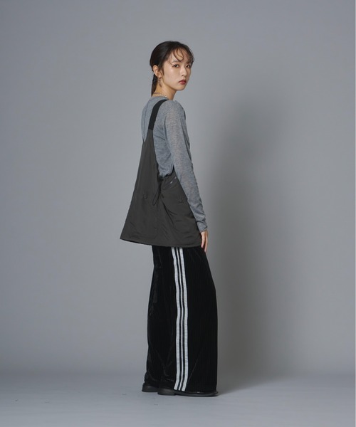 terrace(テラス)の「2WAY ミリタリーナイロンベスト&ハンドバッグ(ベスト・レディース・ブラック/チャコール/キナリ/カーキ・FREE)」の22枚目の写真