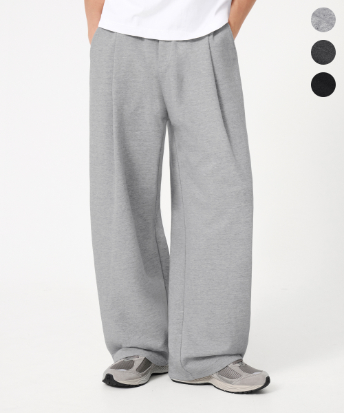 TRILLION(トリリオン)の「ESSENTIALS CP ワンタック スウェットパンツ_3color(スウェットパンツ・レディース・ブラック/グレー/チャコール・SMALL/MEDIUM/LARGE/X-LARGE)」の4枚目の写真