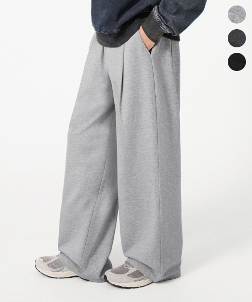 TRILLION(トリリオン)の「ESSENTIALS CP ワンタック スウェットパンツ_3color(スウェットパンツ・レディース・ブラック/グレー/チャコール・SMALL/MEDIUM/LARGE/X-LARGE)」の7枚目の写真