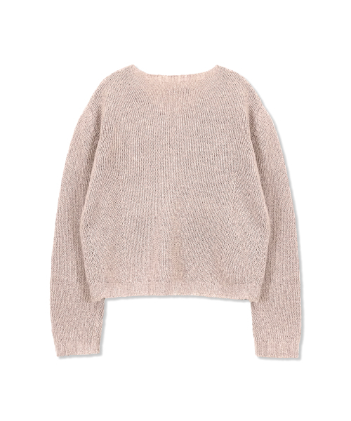 Yuje(ユジェ)の「HAIRY V-NECK KNIT (3color)(ニット/セーター・レディース・スカイブルー/ピンク/アイボリー・FREE)」の11枚目の写真