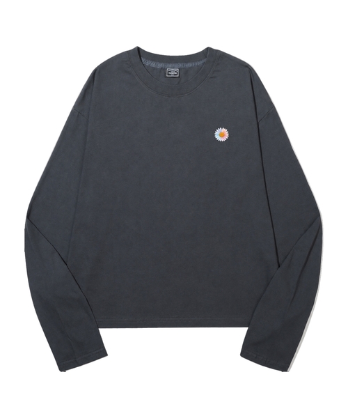 PEID(ペイド)の「PD SIGNATURE ロゴ セミクロップド長袖Tシャツ 3色(Tシャツ/カットソー・レディース・ブラック/ホワイト/アッシュグレー・LARGE/X-LARGE/XX-LARGE)」の3枚目の写真