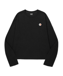 PD SIGNATURE ロゴ セミクロップド長袖Tシャツ 3色