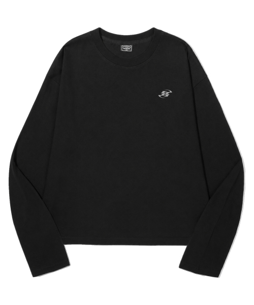 PEID(ペイド)の「PD SIGNATURE ロゴ セミクロップド長袖Tシャツ 3色(Tシャツ/カットソー・レディース・ブラック/ホワイト/アッシュグレー・LARGE/X-LARGE/XX-LARGE)」の6枚目の写真