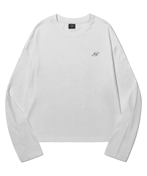 PEID(ペイド)の「PD SIGNATURE ロゴ セミクロップド長袖Tシャツ 3色(Tシャツ/カットソー・レディース・ブラック/ホワイト/アッシュグレー・LARGE/X-LARGE/XX-LARGE)」の8枚目の写真