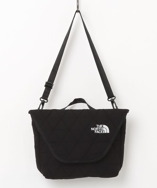 THE NORTH FACE(ザノースフェイス)の「THE NORTH FACE(ザ・ノース・フェイス)ジオフェイスショルダー(ショルダーバッグ・レディース・ブラック/アイボリー・F)」の1枚目の写真