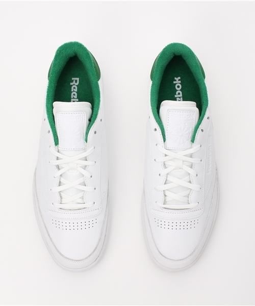 Reebok（リーボック）の「CLUB C 85 エンボスレザー Reebok CLASSIC (リーボック クラシック) （スニーカー・メンズ・ホワイト×ネイビー/ホワイト×グリーン・27.5cm/29.0cm/25.0cm/28.0cm/30.0cm/25.5cm/29.5cm/26.0cm/27.0cm/28.5cm/26.5cm）」の6枚目の写真